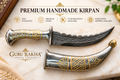 Premium Handmade Sikh Kirpan with Engraved Metal Sheath – 9” & 12”